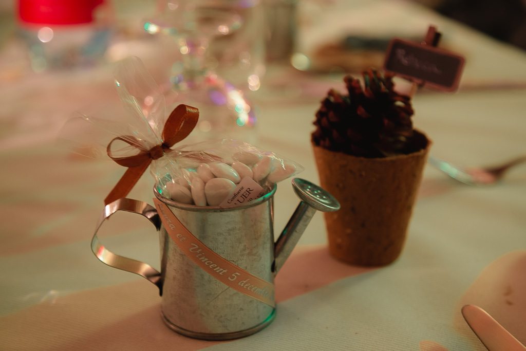 Décor de table d'un Mariage d'hiver