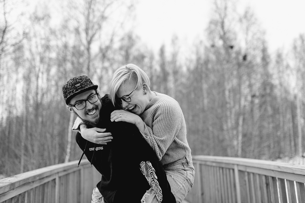 Destination photographer - Couple photoshoot in Finland