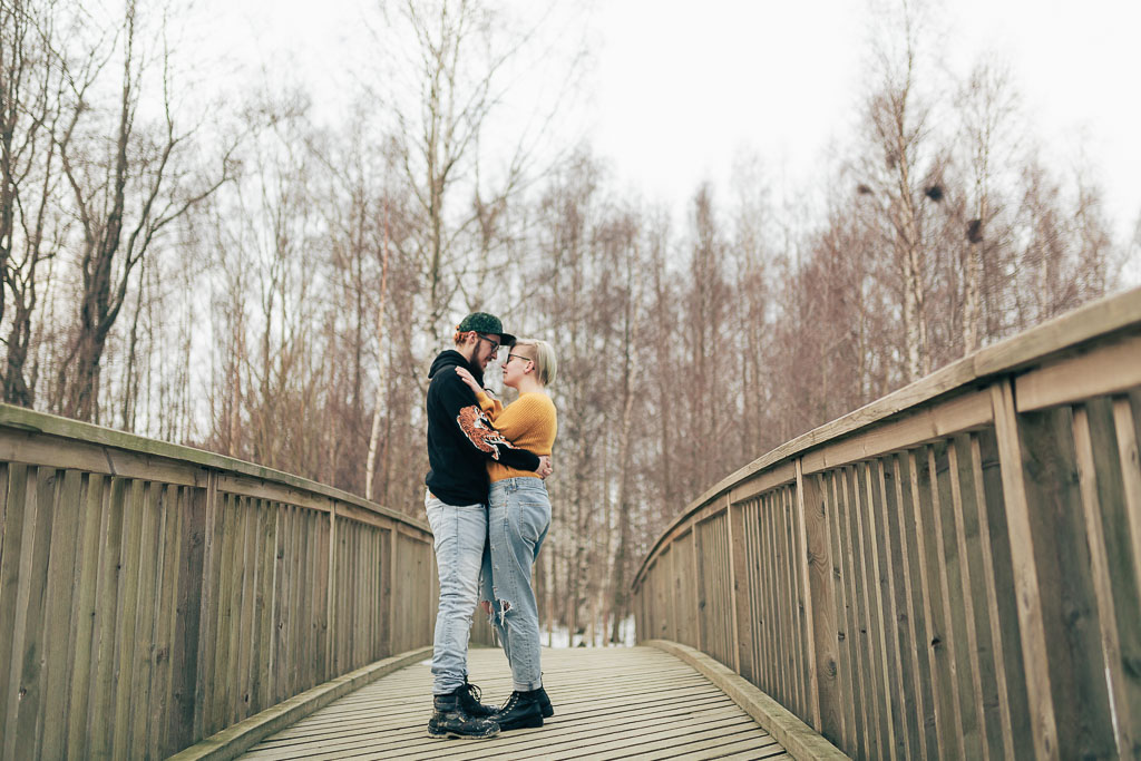 Destination photographer - Couple photoshoot in Finland