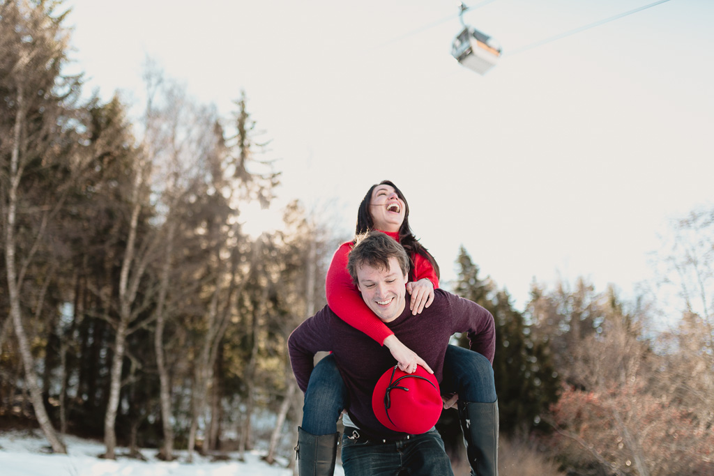 Destination photographer - Couple photoshoot in Vercorin Sky Station Switzerland