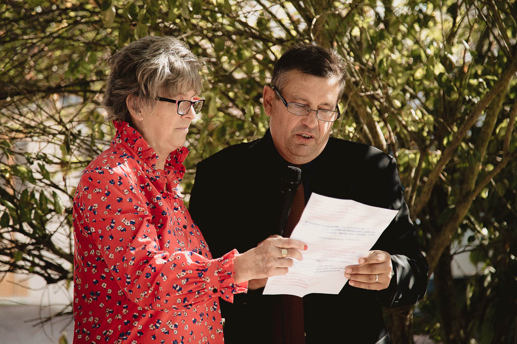 Discours des parents lors d'une cérémonie laique