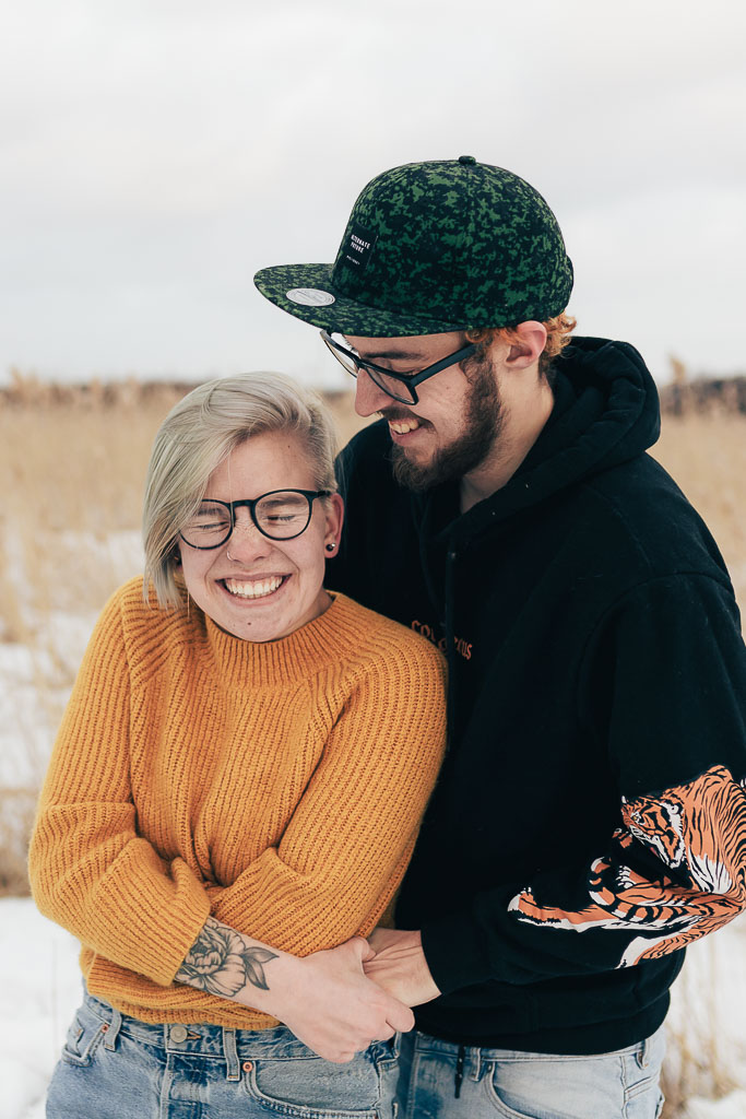 Elopement and Destination photographer in Finland - Fotógrafo brasileiro na Finlândia - Ensaio de casal na neve