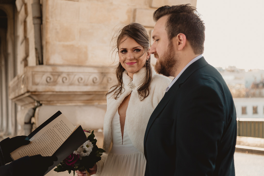 Elopement and wedding photographer in Paris - Bride and Groom