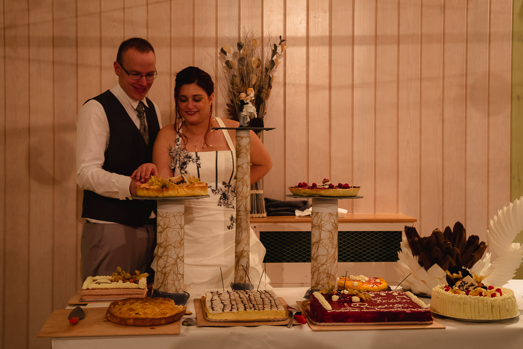 Gateau non traditionnel pour les mariés à Bitche - Mariage d'hiver