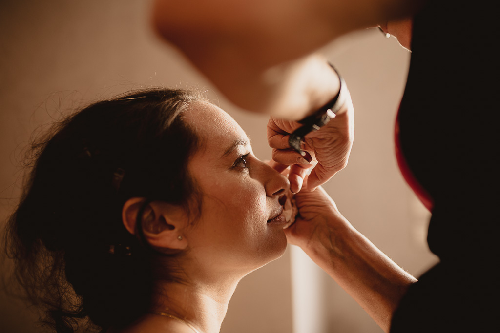 Les préparatifs de la mariée : le make up