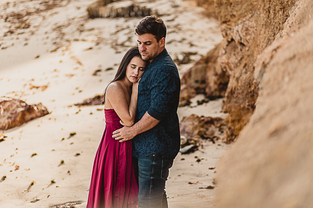 Photographe de mariage et couples - Séance photo couple à la plage au Brésil