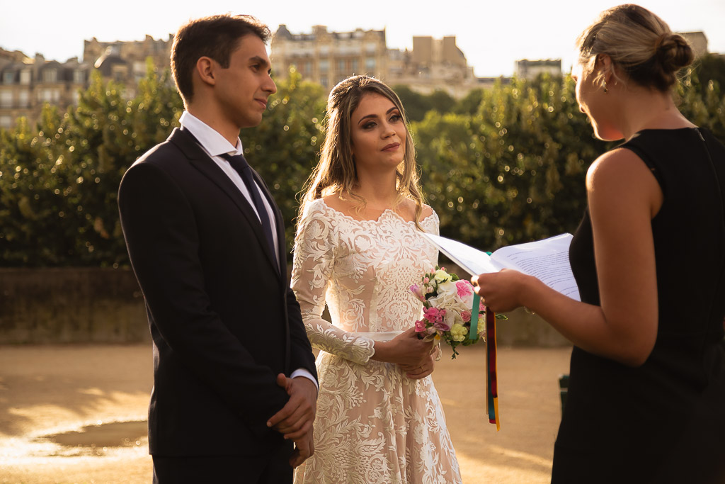 Wedding ceremony in Paris - Fotografo para cerimônia de casamento elopement em Paris